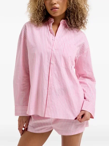 Cămașă Juicy Couture cu dungi roz