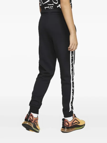 Hanorac cu glugă Nike cu autograf cu dungi alergare negru