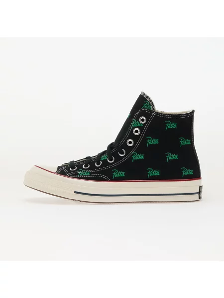 Sneakers Converse x Patta Chuck 70 Black/ Jolly Green EUR 50 negru