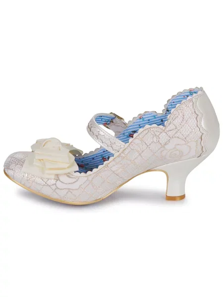Pantofi Irregular Choice alb