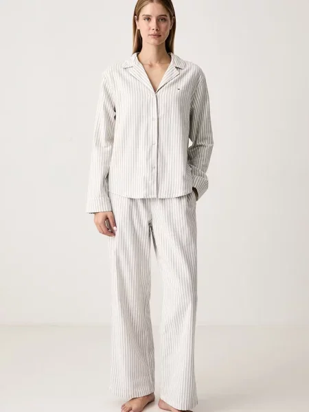 Tommy Hilfiger dvoudílné pyžamo šedé