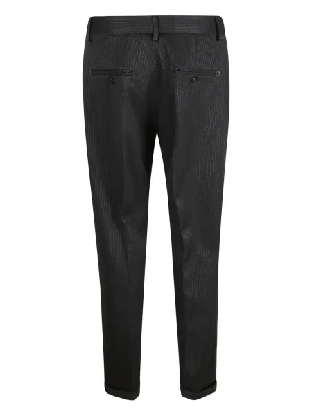 Pantaloni Dondup cu dungi gri