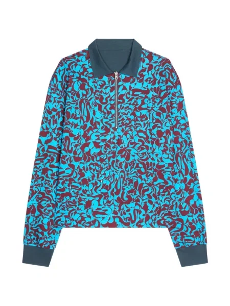 Polo Dries Van Noten albastru