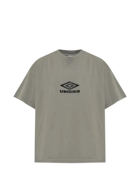 Tricou Umbro cu broderie gri