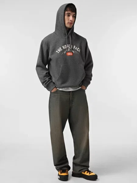 Худи The North Face серое