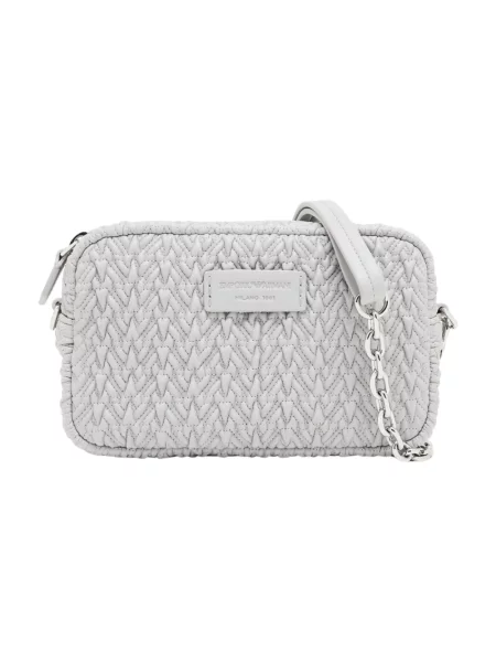 Torebka Emporio Armani skórzana szara