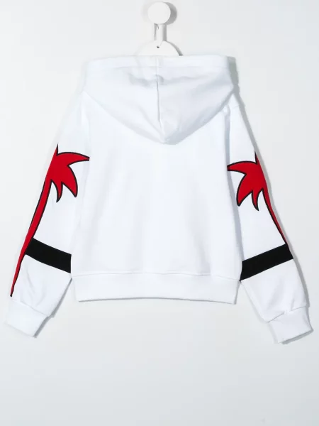 Bluza z kapturem dziecięca Msgm biała
