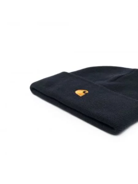 Kepurė Carhartt Wip su autografu mėlyna