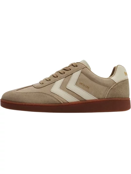 Sneakersy Hummel skórzane beżowe