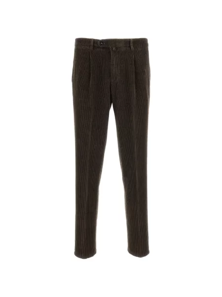 Pantaloni Briglia 1949 de catifea cord maro