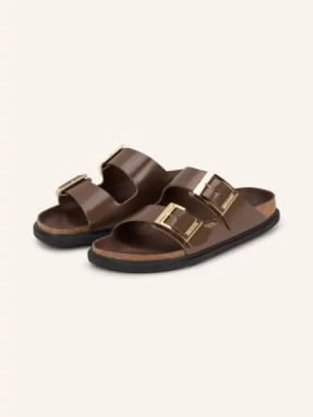 Birkenstock Pantofle Arizona Droplet Buckle tmavě hnědá