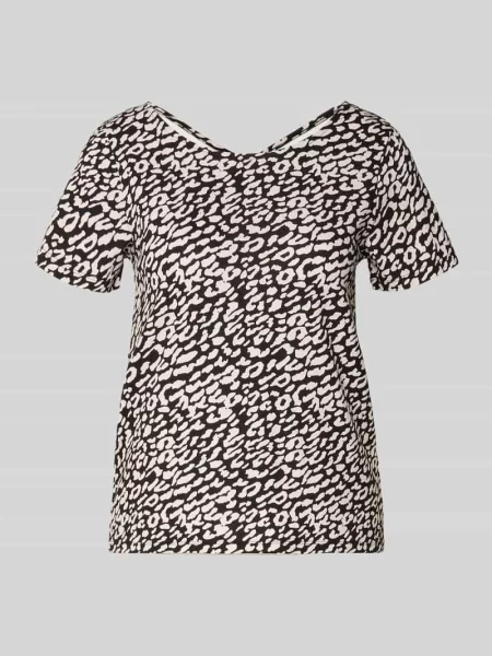 Męski t-shirt o kroju regular fit z mieszanki model BERA' Only czarna