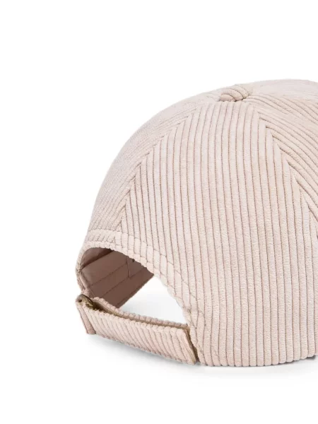 Șapcă Moncler de catifea cord cu autograf