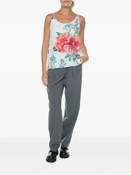 Top Ted Baker cu model floral cu imagine alb