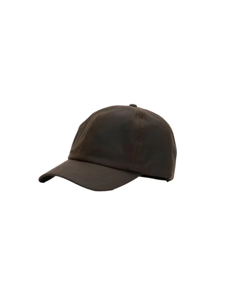 Barbour czapka bejsbolówka brązowa