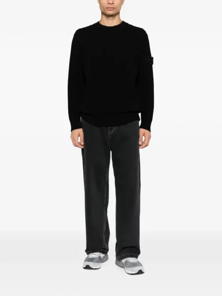 Pulover Stone Island cu strasuri negru