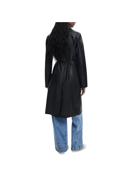 Desigual Palton de primăvară-toamnă negru