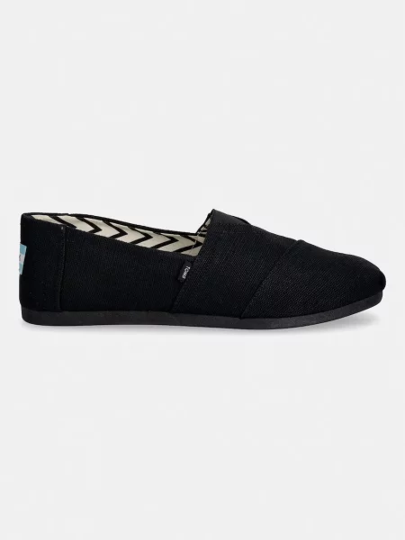 Toms espadrile ALPARGATA CLASSIC črna