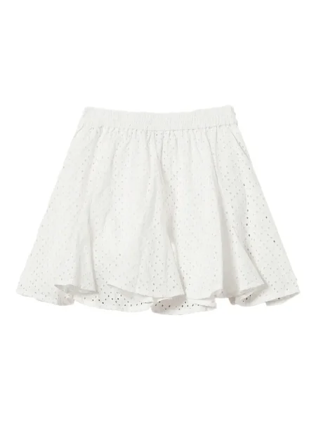 Fustă Twinset cu broderie alb