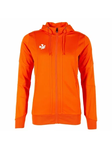 Bluza dresowa zapinana na z kapturem Reece Australia Cleve TTS pomarańczowa
