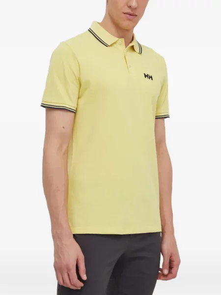 Tricou polo Helly Hansen cu autograf galben