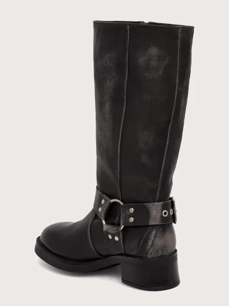 Кожаные сапоги Steve Madden
