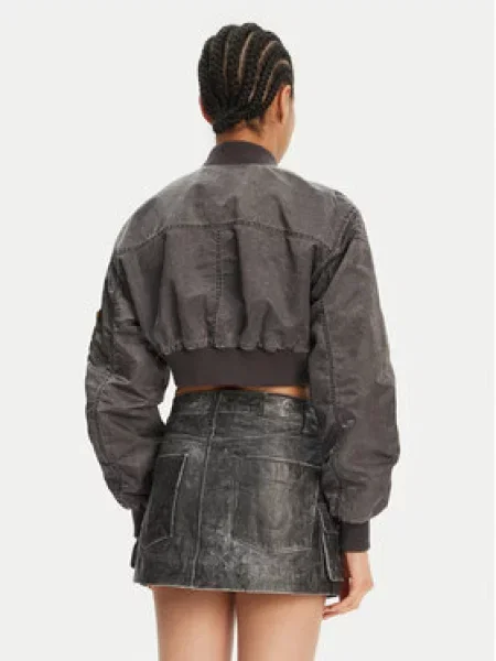 Bunda bomber Alpha Industries šedá