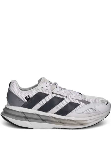Běžecká tepláková souprava Adidas s výšivkou s tropickým vzorem šedá