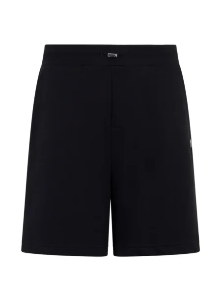 Pantaloni scurți Philipp Plein din fleece negru