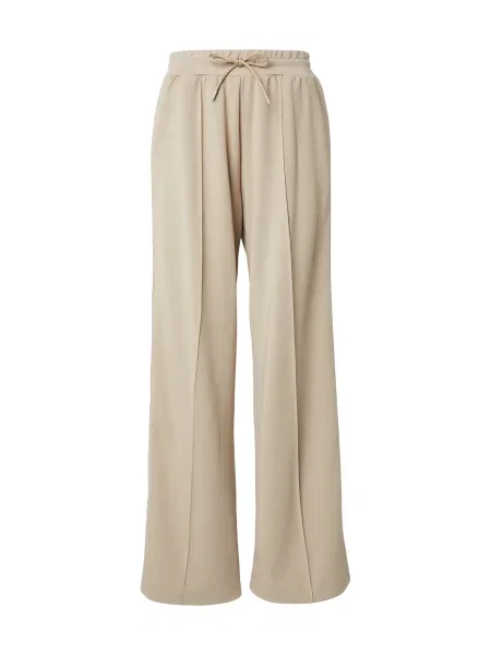 Emporio Armani Pantaloni gri taupe / alb bej