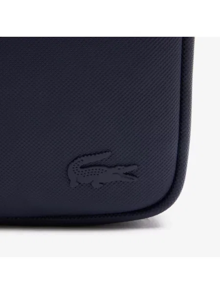 Lacoste Klasyczna Torba Z Efektem Piki granatowa