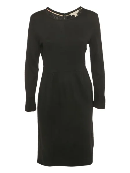 Rochie Burberry de lână de costum negru