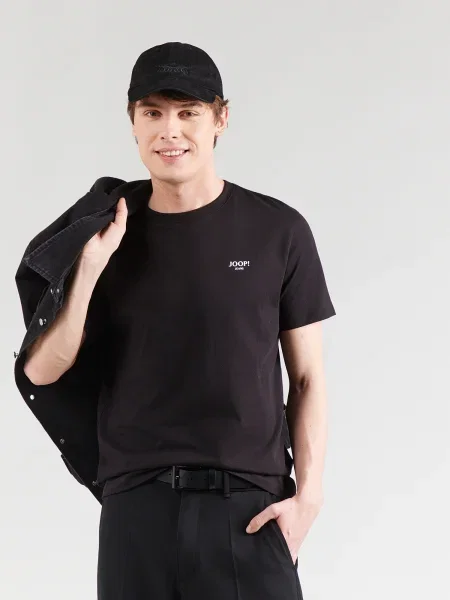 JOOP! Jeans Tricou Alphano negru alb