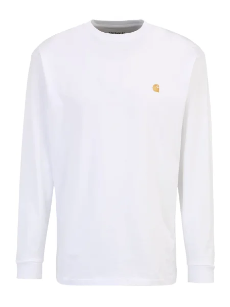 Carhartt WIP Tricou Chase auriu alb
