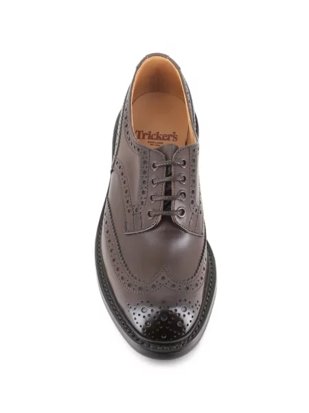 Pantofi derby Tricker's maro