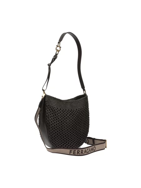 Torebka hobo Ferragamo brązowa