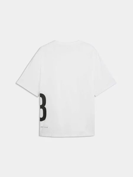 Графический футболка Puma белая