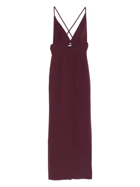 Oblekové maxi maxi šaty Solace London červené