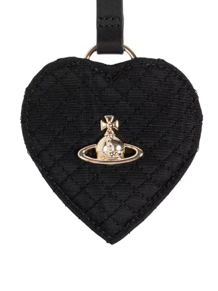 Чанта Vivienne Westwood със сърца черно