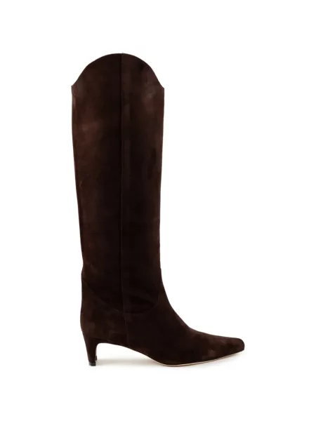 Botine Staud din piele de căprioară maro