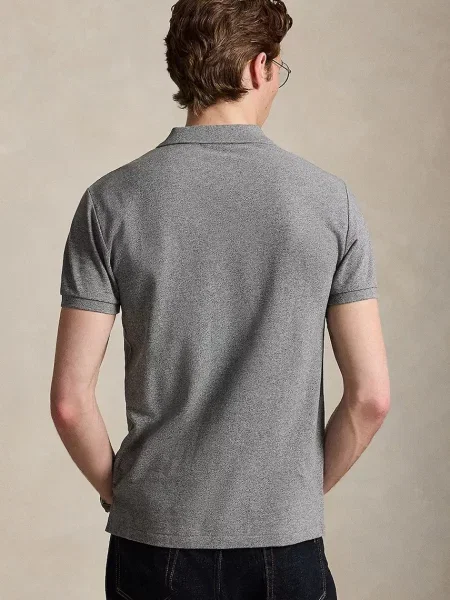 Polo Ralph Lauren Tričko melírovaná sivá
