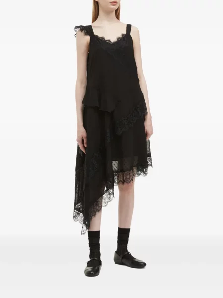 Rochie B+ab din dantelă de costum negru