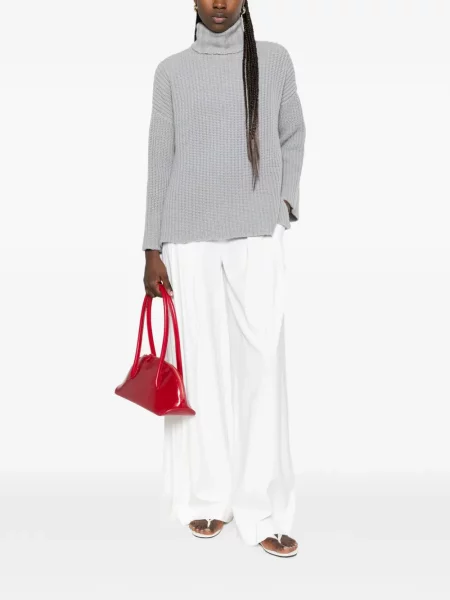 Pantaloni Alice + Olivia alb