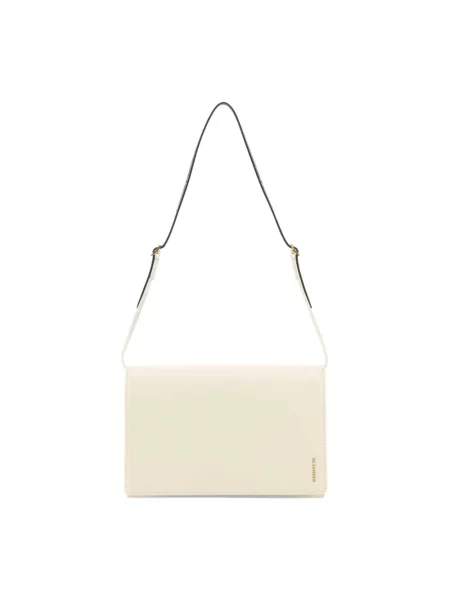 Torebka Jil Sander skórzana biała