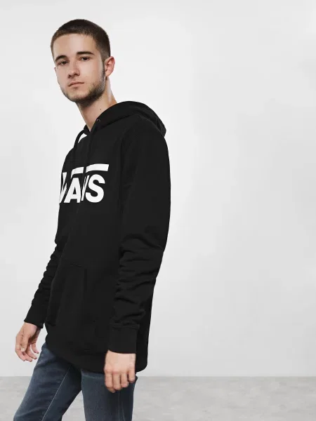 Худі Vans CLASSIC PO HOODIE II чорний