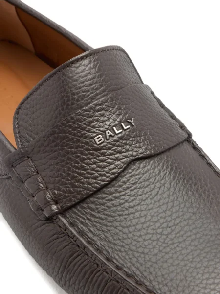 Pantofi loafer Bally din piele maro