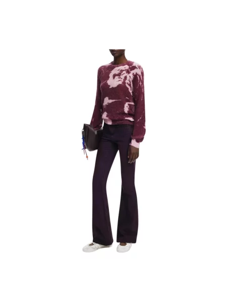 Sweter Desigual czerwony