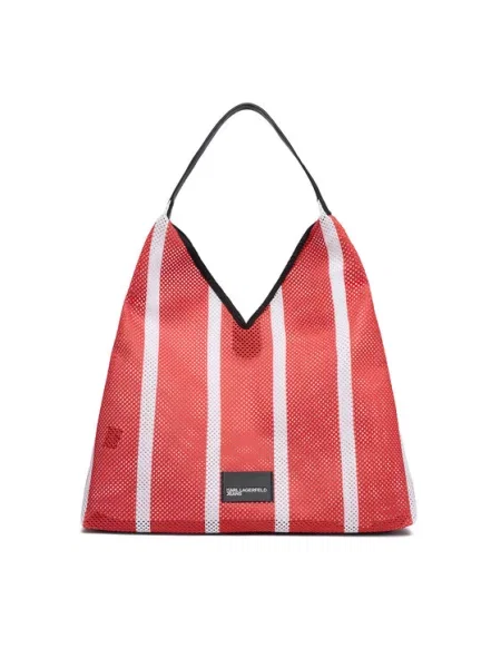 Geantă Karl Lagerfeld Jeans alb