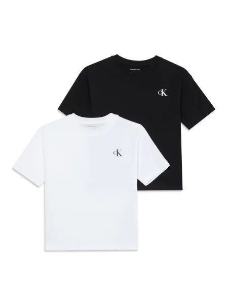Τζιν πουκάμισο Calvin Klein Jeans λευκό
