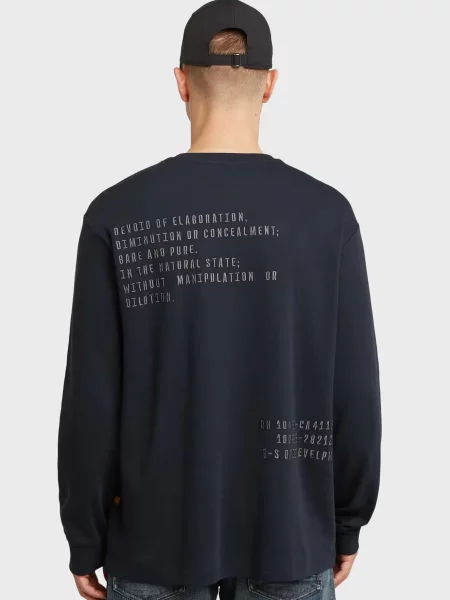 Лонгслив G-star Raw синий
